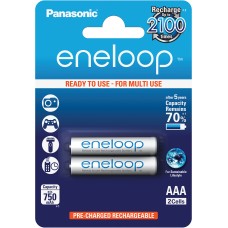 Panasonic Eneloop AAA 750mAh instant akku 2db/bliszter (BK-4MCCE/2BE)